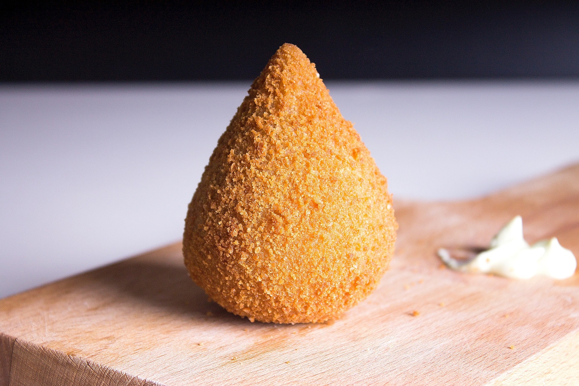 Brazilian Coxinha chicken croquettes served as a popular snack during Carnival celebrations